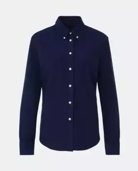 Женская рубашка из пике с длинными рукавами Lloyd's, темно-синий