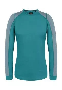 Женская рубашка из шерсти мериноса с длинным рукавом «Goulburn» Normani, цвет Petrol