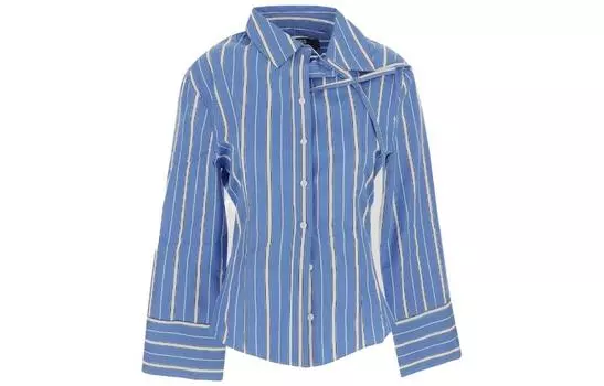 Рубашка женская Jacquemus, синий / белый