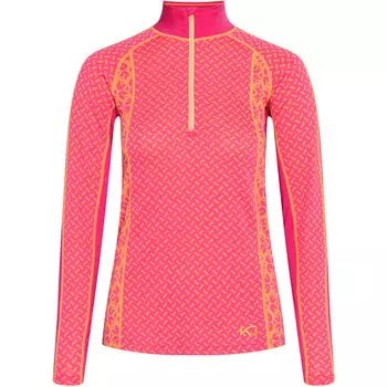 Женская рубашка Lekker с молнией до половины и длинным рукавом Kari Traa, розовый