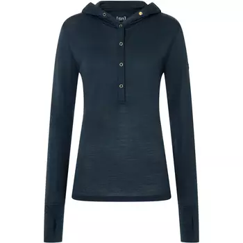 Женская рубашка ниндзя на пуговицах с длинным рукавом Super.Natural, синий