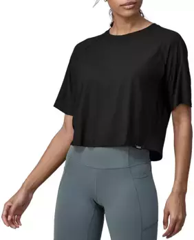 Женская рубашка Patagonia Capilene Cool Trail, черный