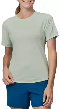 Женская рубашка Patagonia Capilene Cool Trail, цвет Wispy Green