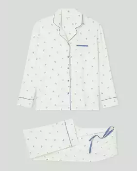 Женская рубашка-пижама nfasis, белый