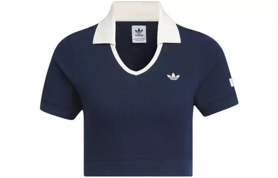 Женская рубашка-поло adidas originals, Синий
