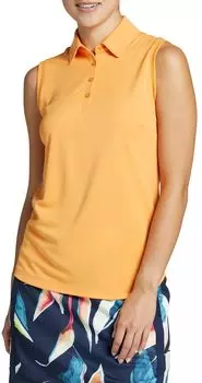 Женская рубашка-поло без рукавов для гольфа Walter Hagen Clubhouse Pique