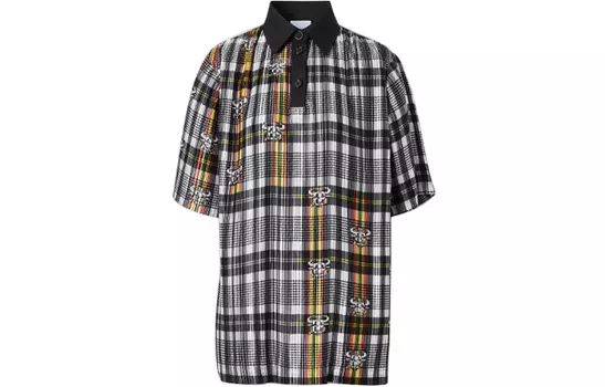 Женская рубашка поло Burberry, цвет Black