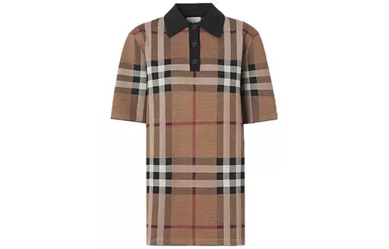 Женская рубашка-поло Burberry, цвет Brown
