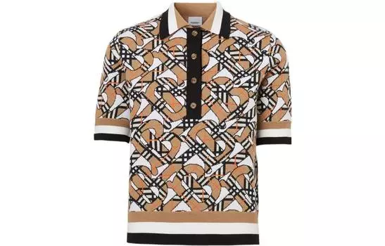 Женская рубашка поло Burberry, цвет Brown