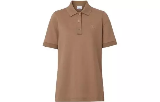 Женская рубашка поло Burberry, цвет Camel