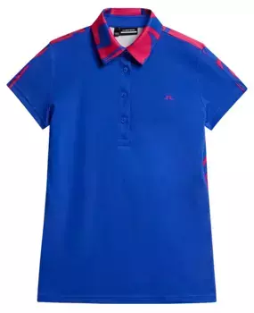 Женская рубашка-поло для гольфа J.Lindeberg Cara, цвет Club Blue