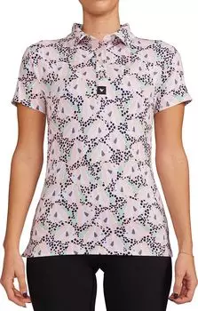 Женская рубашка-поло для гольфа с короткими рукавами Bad Birdie Ocean 72, коричневый