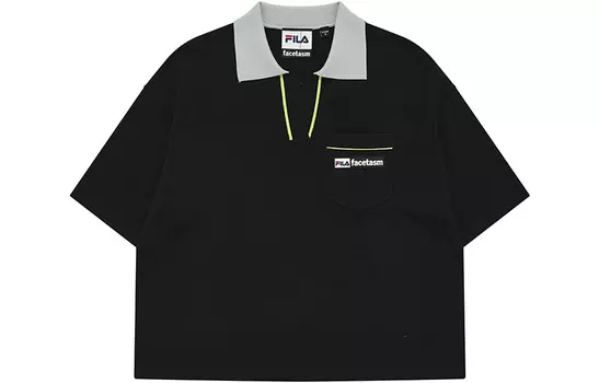 Женская рубашка-поло FILA, цвет Black