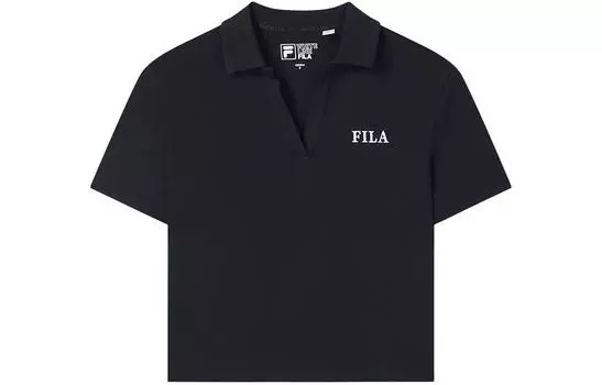 Женская рубашка-поло FILA, цвет Black