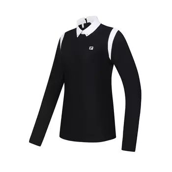 Женская рубашка-поло FILA, цвет Black