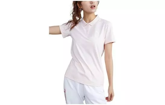 Женская рубашка-поло из коллекции Anta Life Sports Life Collection, розовый