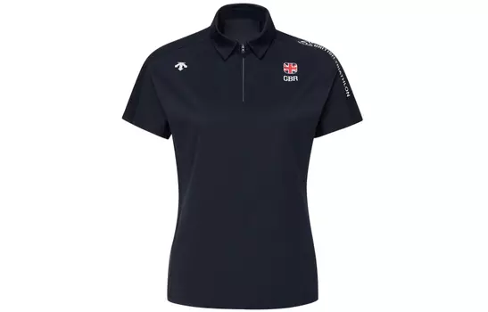 Женская рубашка-поло из коллекции RUNNING DESCENTE, RD-RED