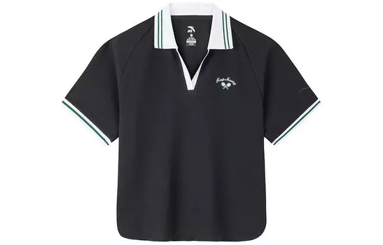 Женская рубашка поло Life Collection, черная Anta