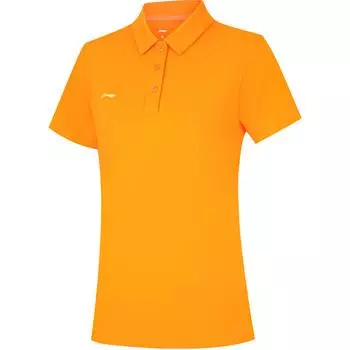 Женская рубашка-поло LiNing Mango Orange, Marigold Orange