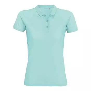 Женская рубашка-поло Planet из органического материала Sols, синий