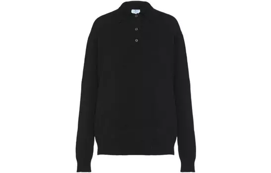 Женская рубашка поло Prada, черный