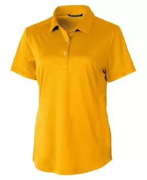 Женская рубашка-поло с короткими рукавами и фактурной эластичной тканью Prospect Cutter & Buck, желтый