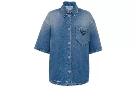 Женская рубашка PRADA, цвет Blue