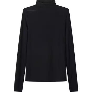 Женская рубашка Reunion с высоким воротником и длинными рукавами Jeanne Baret, черный