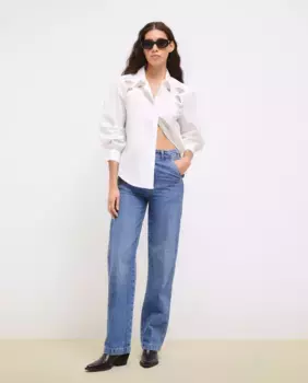 Женская рубашка-рубашка с длинным рукавом Tintoretto, белый