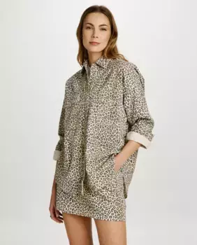 Женская рубашка с анималистичным принтом Jack & Jones, мультиколор