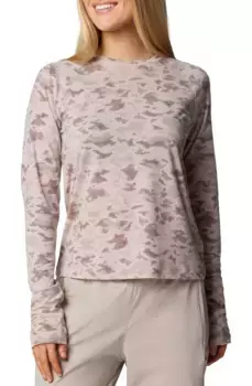 Женская рубашка с длинным рукавом Columbia PFG Uncharted, цвет Crushed Clay Unchrtd Wtrs