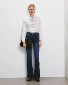 Женская рубашка с длинным рукавом Easy Wear, белый