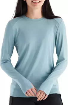 Женская рубашка с длинным рукавом Free Fly Bamboo Shade II, цвет Ocean Mist