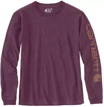 Женская рубашка с длинным рукавом и логотипом спецодежды Carhartt, бургундия
