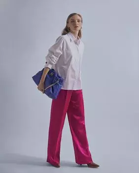 Женская рубашка с длинным рукавом и передним карманом Lola Casademunt, белый