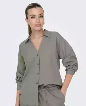 Женская рубашка с длинным рукавом Jdy, коричневый