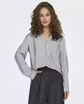 Женская рубашка с длинным рукавом Jdy, светло-серый