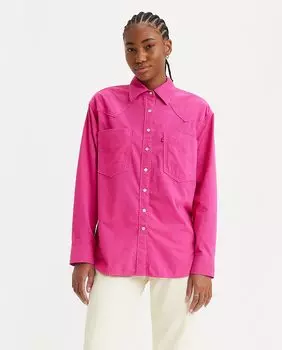 Женская рубашка с длинным рукавом Levi's, розовый