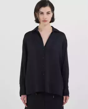 Женская рубашка с длинным рукавом Replay, черный