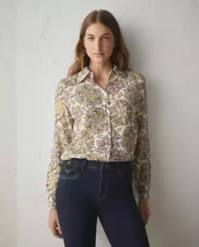 Женская рубашка с длинным рукавом с принтом Lloyd's, зеленый