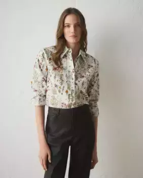 Женская рубашка с длинным рукавом с принтом Lloyd's, розовый