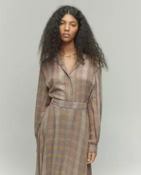 Женская рубашка с длинным рукавом Tintoretto, коричневый