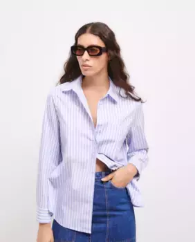 Женская рубашка с длинным рукавом Tintoretto, синий