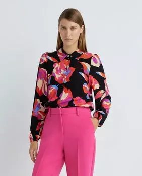 Женская рубашка с длинным рукавом Yas, черный