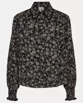 Женская рубашка с длинным рукавом Yas, коричневый