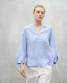 Женская рубашка с длинными рукавами и кулиской на рукавах Ecoalf, мультиколор