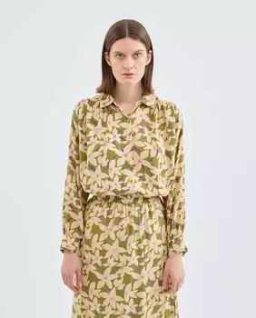 Женская рубашка с длинными рукавами и принтом Compaa Fantstica, мультиколор