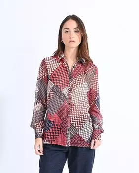 Женская рубашка с длинными рукавами и принтом Molly Bracken, оранжевый