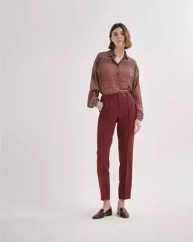 Женская рубашка с длинными рукавами и рубашечным воротником Lasserre, мультиколор