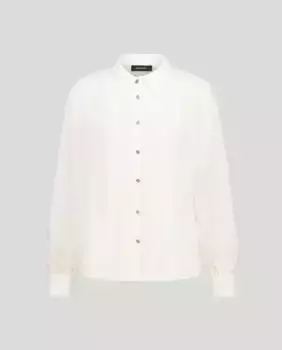 Женская рубашка с длинными рукавами и золотыми пуговицами Tintoretto, цвет Blanco roto